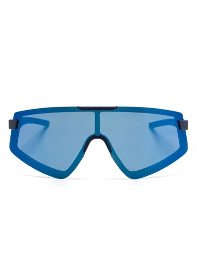 Ferrari Shield-frame Sunglasses In Blue