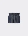 Ferrari Shorts In Denim Effect Tricotine