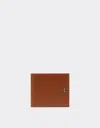 Ferrari Smooth Leather Horizontal Wallet In Hide