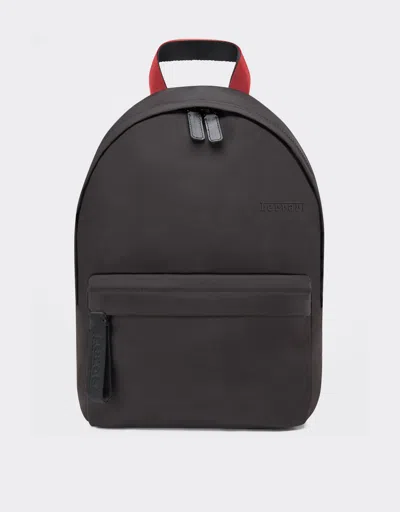 Ferrari Solid-colour Nylon Rucksack In Black