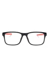 Ferrari Square-frame Glasses In Black