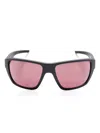 Ferrari Square-frame Sunglasses In Black