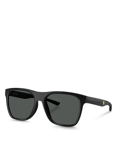 Ferrari Square Sunglasses, 57mm In Gray