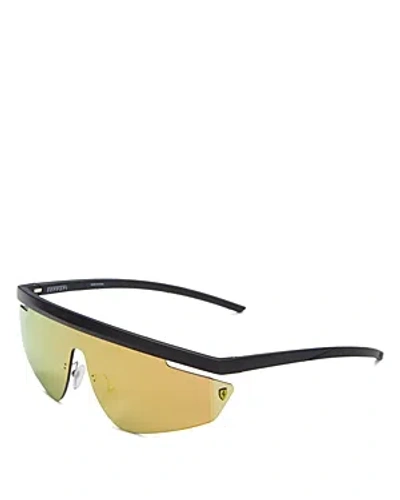 Ferrari Square Sunglasses, 65mm In Black/yellow Solid