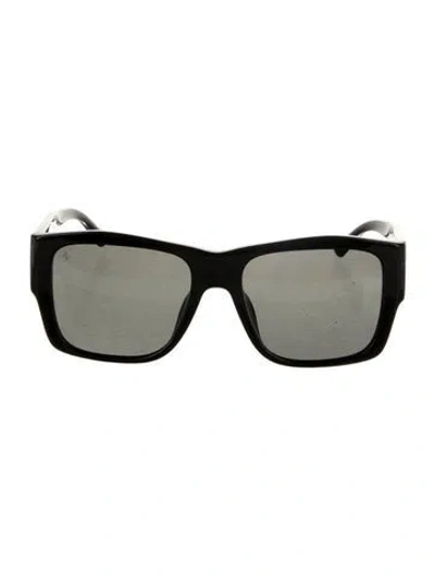 Pre-owned Ferrari Square Tinted Sunglasses In Black