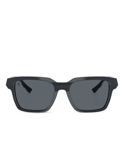 Ferrari Square-frame Sunglasses In Black