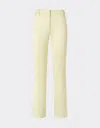 Ferrari Stretch Satin Trousers In Yellow