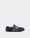 Ferrari Suede Moccasin With Fur Edging