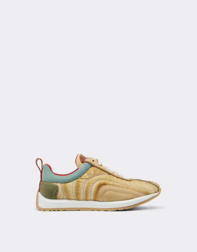 Ferrari Suede Nappa And Nylon Sneakers In Multi