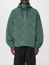 Ferrari Forest Green Zip-fastening Sweatshirt In Gray