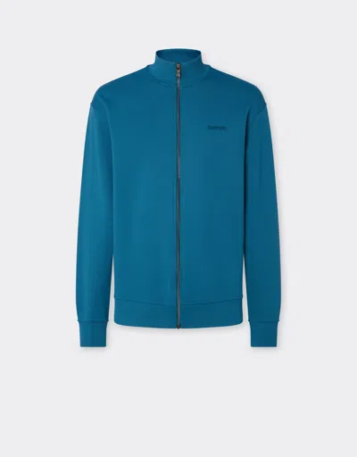 Ferrari Sweatshirt In Technical Fabric With  Logo