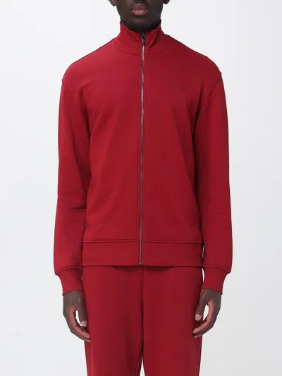 Ferrari Technical Jersey Sweatshirt In Red