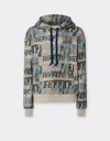 Ferrari Sweatshirt With  Ikat Print