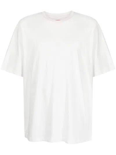 Ferrari Silicone Logo-print Cotton T-shirt In White