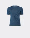 Ferrari T-shirt In Terry Jacquard With Cavallino Dots Pattern