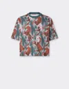 Ferrari T-shirt With Cavallino Ikat Print