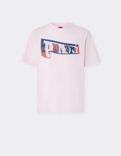 Ferrari T-shirt With Color Block Logo Print