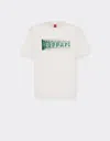 Ferrari T-shirt With  Logo Graphic In Ecru