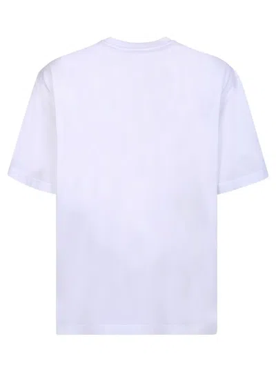 Ferrari Sporty Cotton Jersey T-shirt With Iconic  Lettering In White