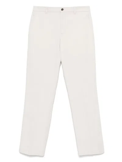 FERRARI FERRARI TAILORED LIGHT BEIGE TROUSERS