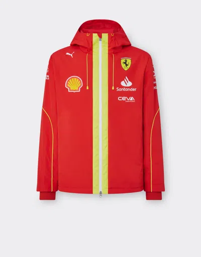 Ferrari Team Pro Puma Jacket For Scuderia  In Racing Red