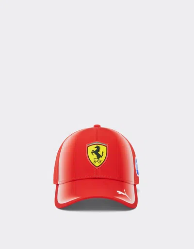 Ferrari Team Replica 2026 Puma Baseball Cap For Scuderia  Hp In Red