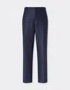 Ferrari Technical Gabardine Trousers In Blue