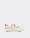 Ferrari Trainers In Tumbled Leather In Ecru