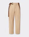 Ferrari Trousers In Nappa And Suede