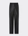 Ferrari Trousers In Nappa Leather In Black