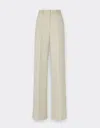 Ferrari Trousers In Two-tone Double-sided Tech Fabric In Ecru