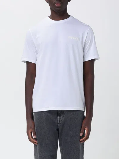 Ferrari Cotton T-shirt With  Logo In White