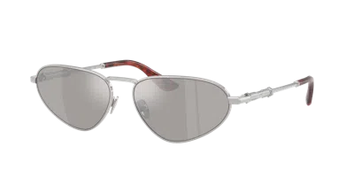 Ferrari Unisex Sunglass Fh1038 In Hellgrau Verspiegelt Silber