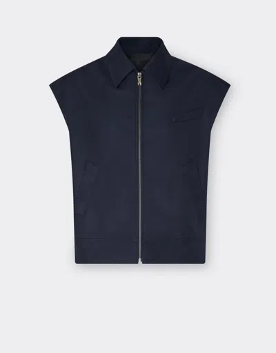 Ferrari Vest In Q-cycle® Twill In Blue
