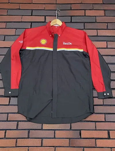 Pre-owned Ferrari Vintage  X Shell Helix Workers Shirt In Multi