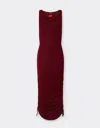 Ferrari Viscose Jersey Dress In Red