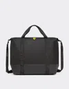 Ferrari Weekender Bag In Technical Fabric In Nero