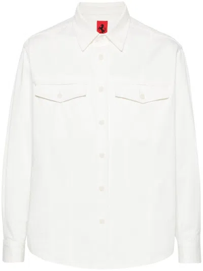 Ferrari White Cotton Shirt