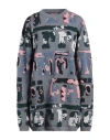 Ferrari Woman Mini Dress Grey Size S Wool, Viscose, Polyester, Polyamide, Elastane