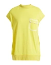 Ferrari Woman T-shirt Yellow Size M Cotton In Multi