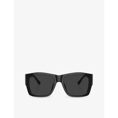 Ferrari Womens Black Fh2003u Square-frame Acetate Sunglasses