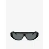 Ferrari Oversized Frame Sunglasses In Black