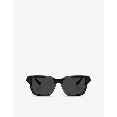 FERRARI WOMENS BLACK FH2011U SQUARE-FRAME ACETATE SUNGLASSES