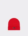 Ferrari Wool And Cashmere Beanie In Rosso Dino