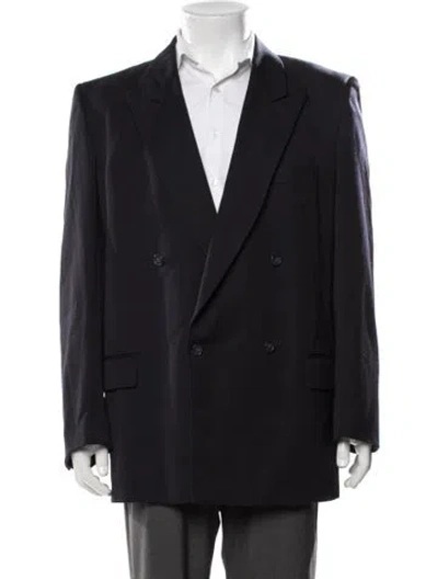 Pre-owned Ferrari Wool Blazer In Blue