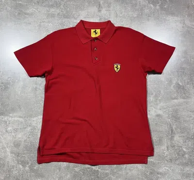 Pre-owned Ferrari X Racing Vintage 1998 Ferrari T-shirt Polo Japan Style In Red