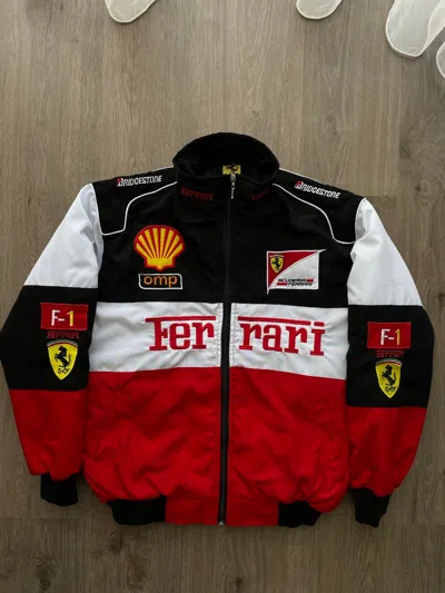 Pre-owned Ferrari X Racing Vintage Ferrari Racing Jacket Red Formula Uno