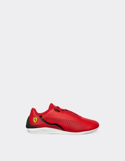 Ferrari Youth Puma For Scuderia  Drift Cat Decima Shoes In Rosso Corsa