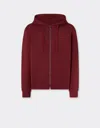 Ferrari Zipped Sweatshirt In Scuba Fabric