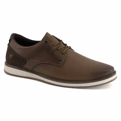 Ferrato Men's Casual Oxford Shoes In Brown